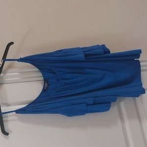 VOINS Women's XXL Blue cut out sleeves Blouse.